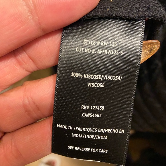 AFFLICTION DRESS BLACK PREMIUM STUDDED TANK STYLE Size (M) - Picture 6 of 6